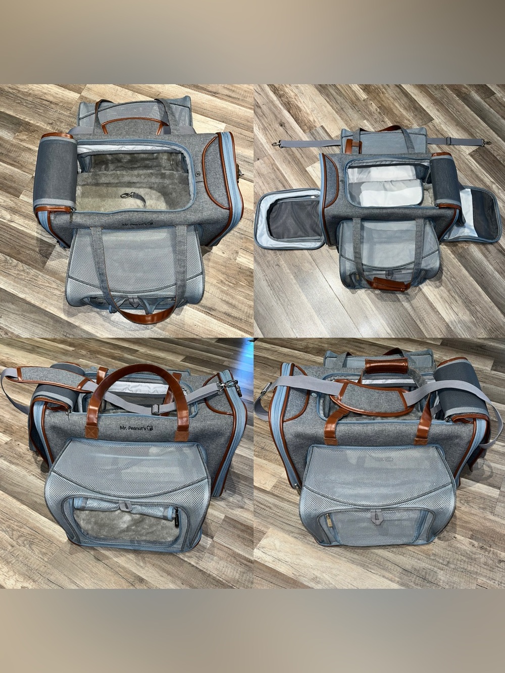 Mr. Peanut Big Apple XL Double Expandable Pet Carrier - Picture 4 of 12